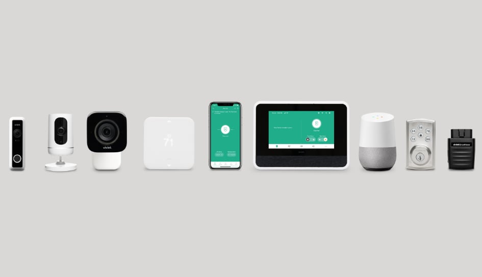 Vivint home security product line in Bloomington